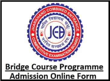 JCECEB Bridge Course Programme Admission Online Form 2020 Apply